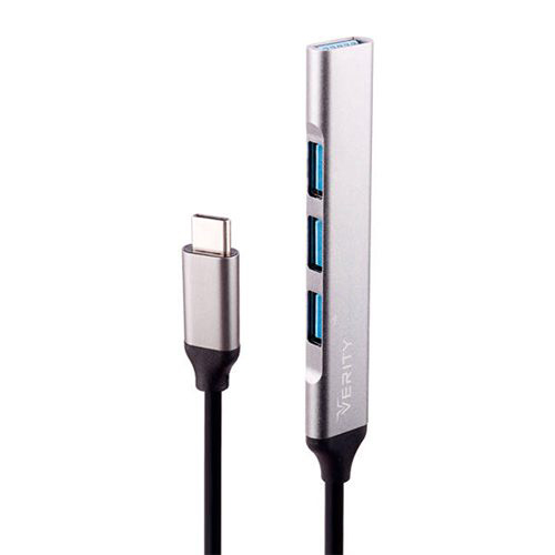 هاب وریتی (Verity) مدل H410 T Type-C USB 3.0 دارای 4 پورت