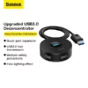 قیمت هاب 5 پورت USB برند Baseus مدل HUB-U01