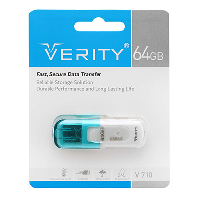فلش مموری ظرفیت 64 گیگابایت وریتی مدل Verity V710 USB3