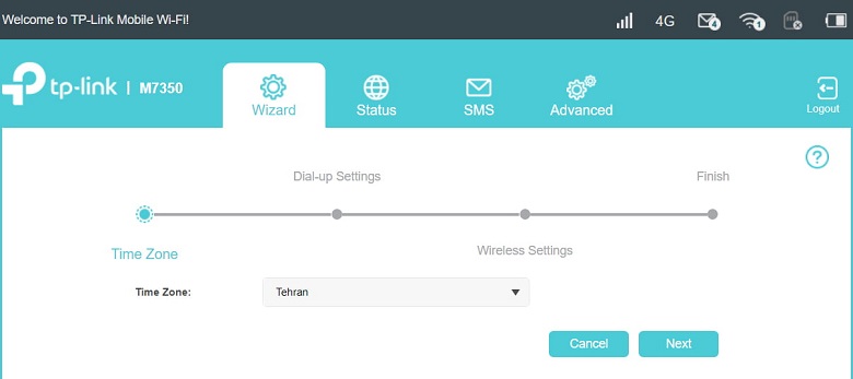 مراحل تنظیمات مودم tp-link M7350 (4)
